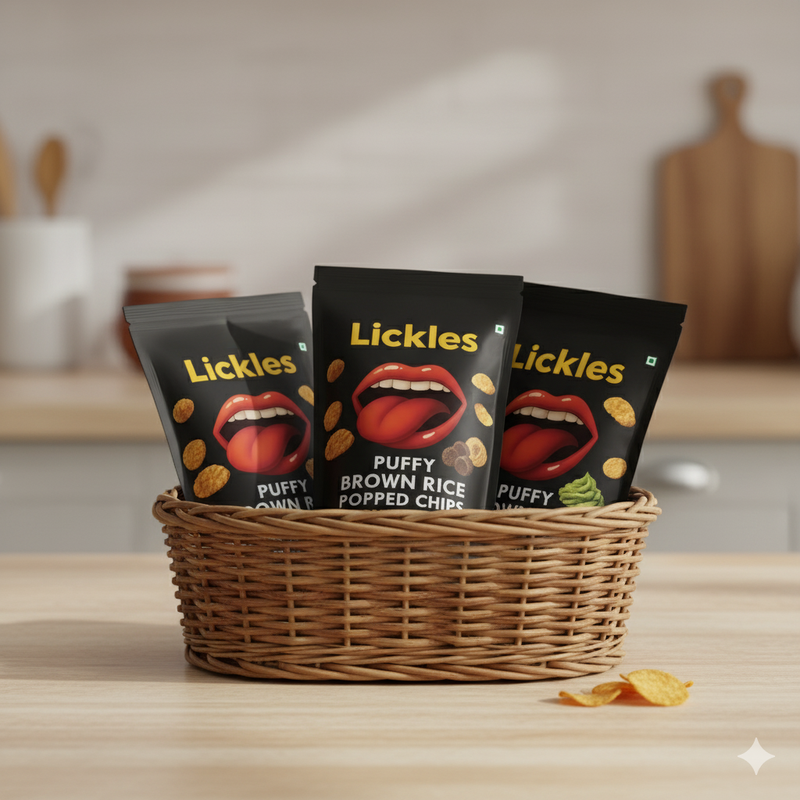 LICKLES "I am Feeling Pan Asian" - BROWN RICE CHIP COMBO