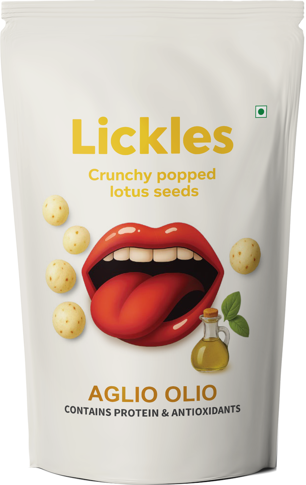 LICKLES Aglio Olio Popped Lotus Seeds