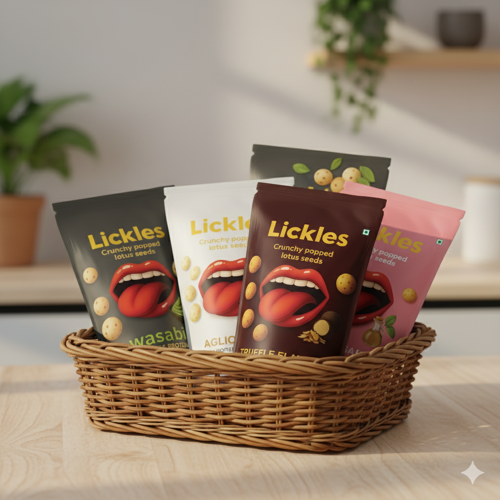 LICKLES "Gourmet Flavours" MAKHANA COMBO