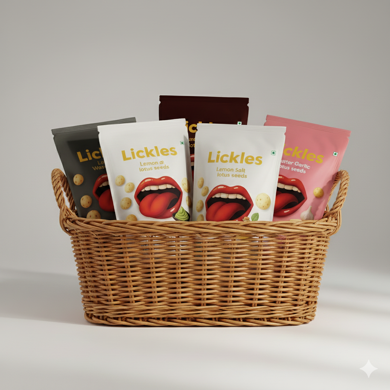 LICKLES "I am Feeling Pan Asian" FLAVOURS- MAKHANA COMBO