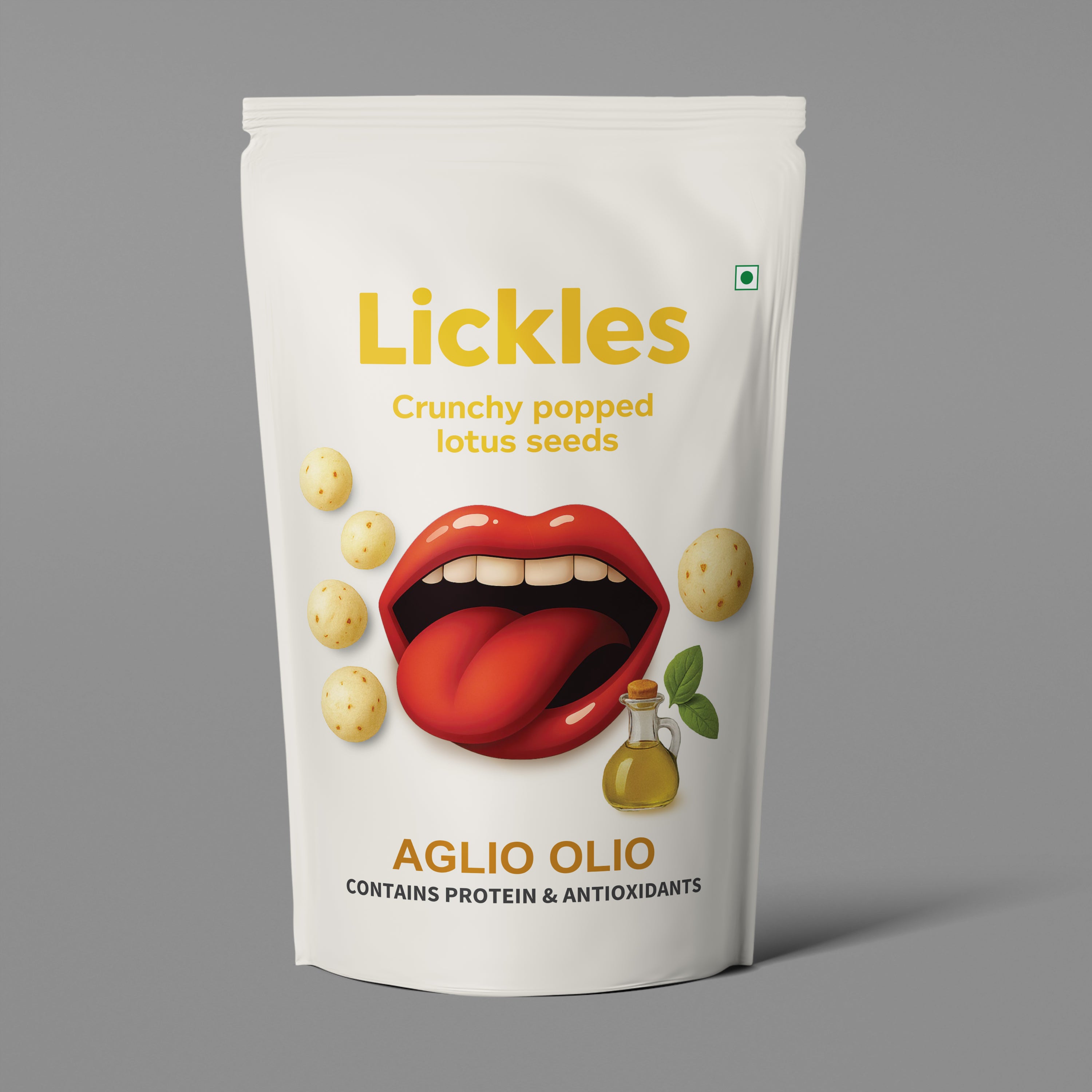 LICKLES Aglio Olio Popped Lotus Seeds