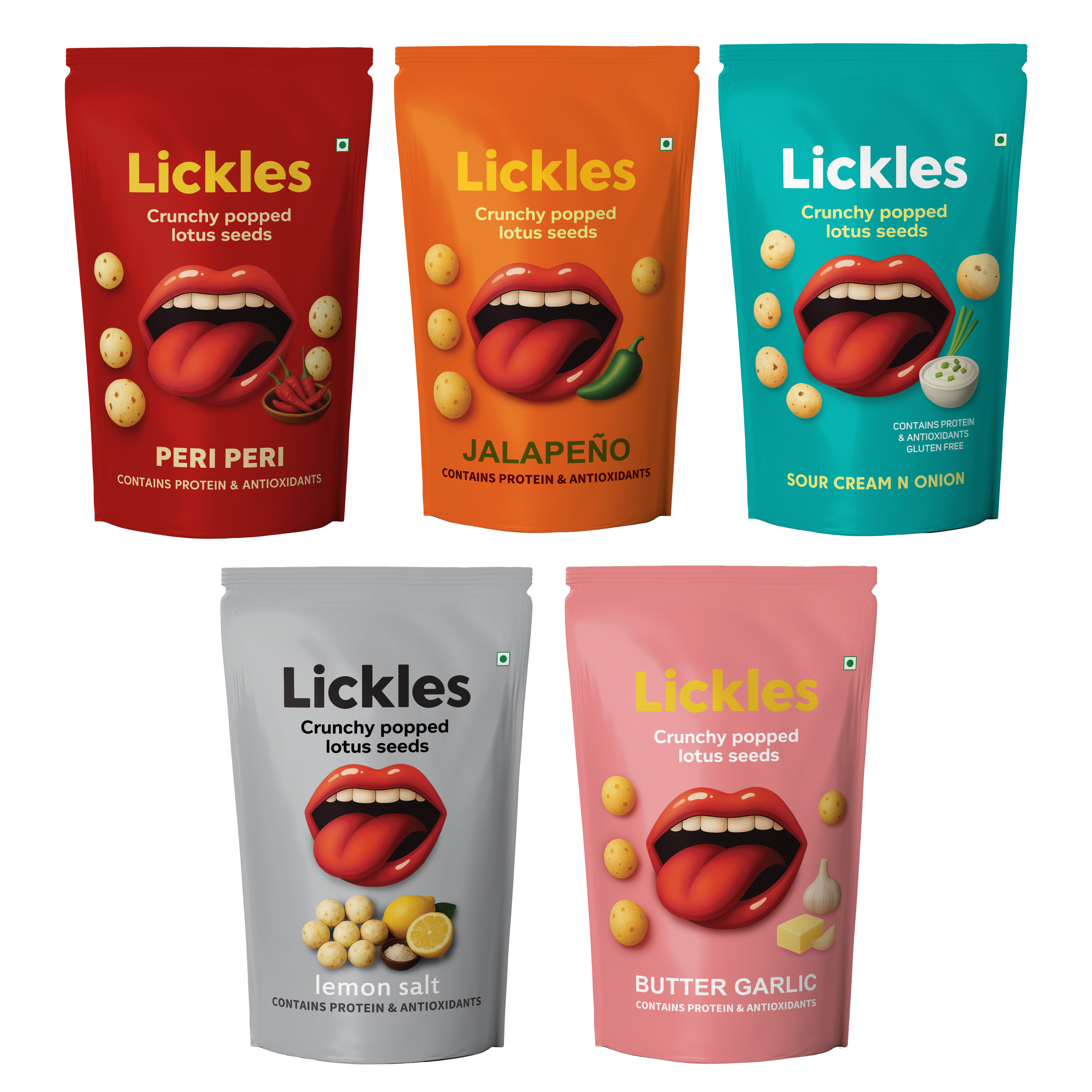 LICKLES "Evergreen Flavours" MAKHANA COMBO