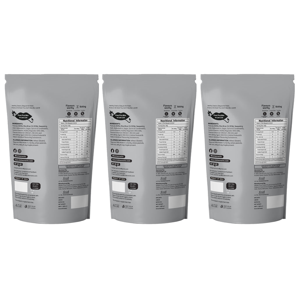 LICKLES Lemon Salt Popped Lotus Seeds