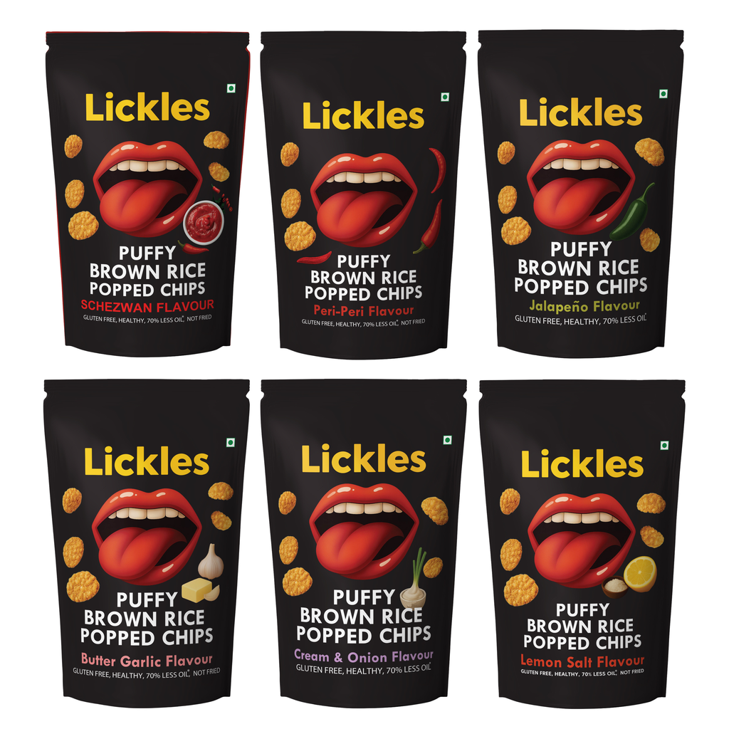 LICKLES "Party In House" - BROWN RICE CHIP COMBO!