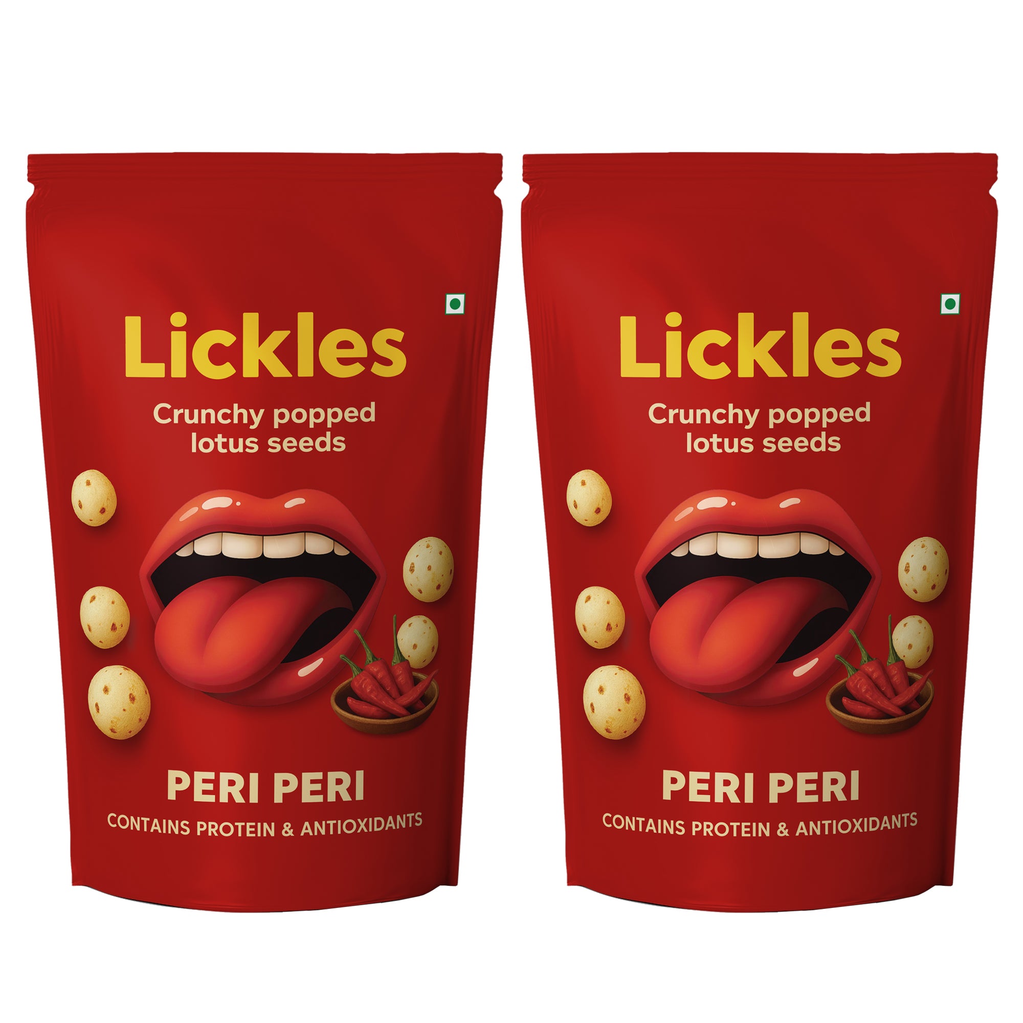 LICKLES Peri Peri Popped Lotus Seeds