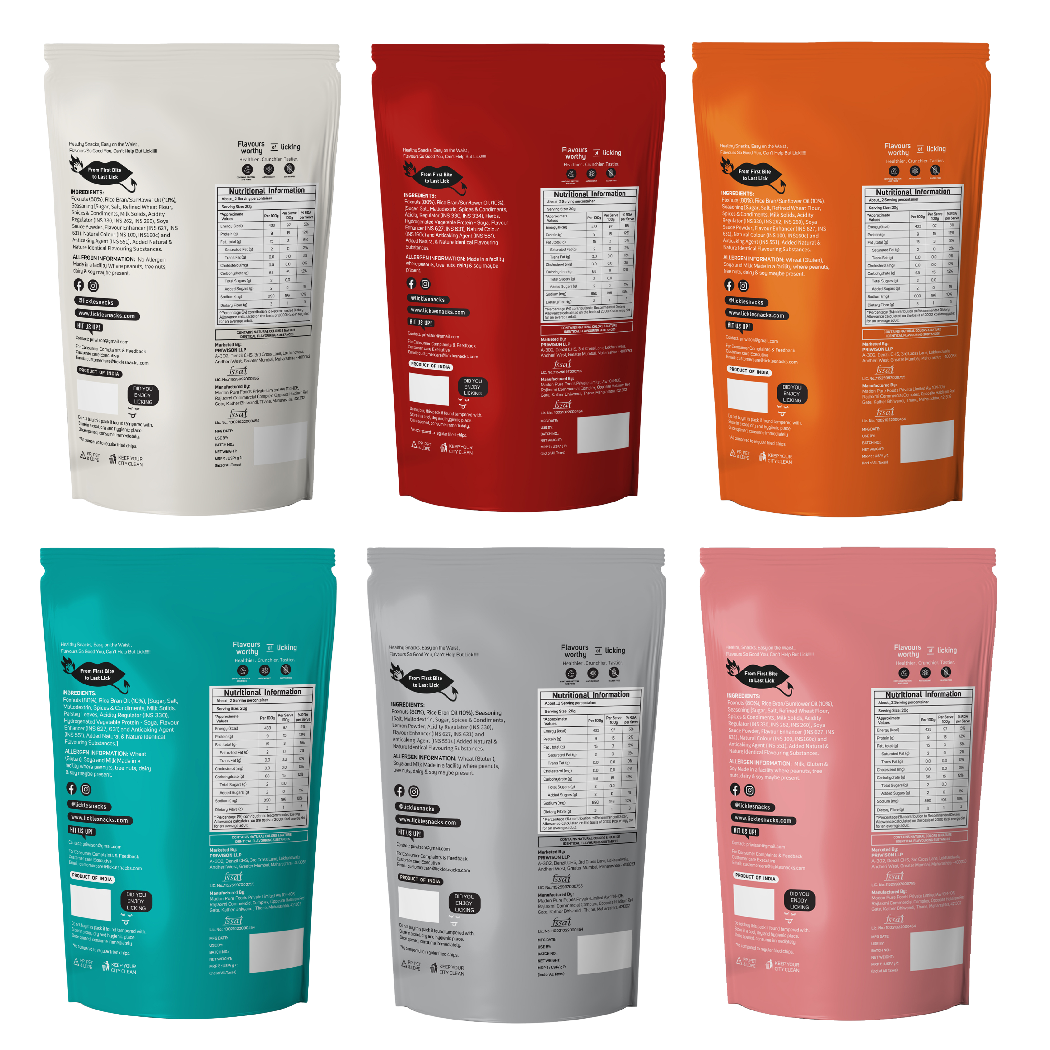 LICKLES TASTY "Healthy Birthday Party" MAKHANA COMBO