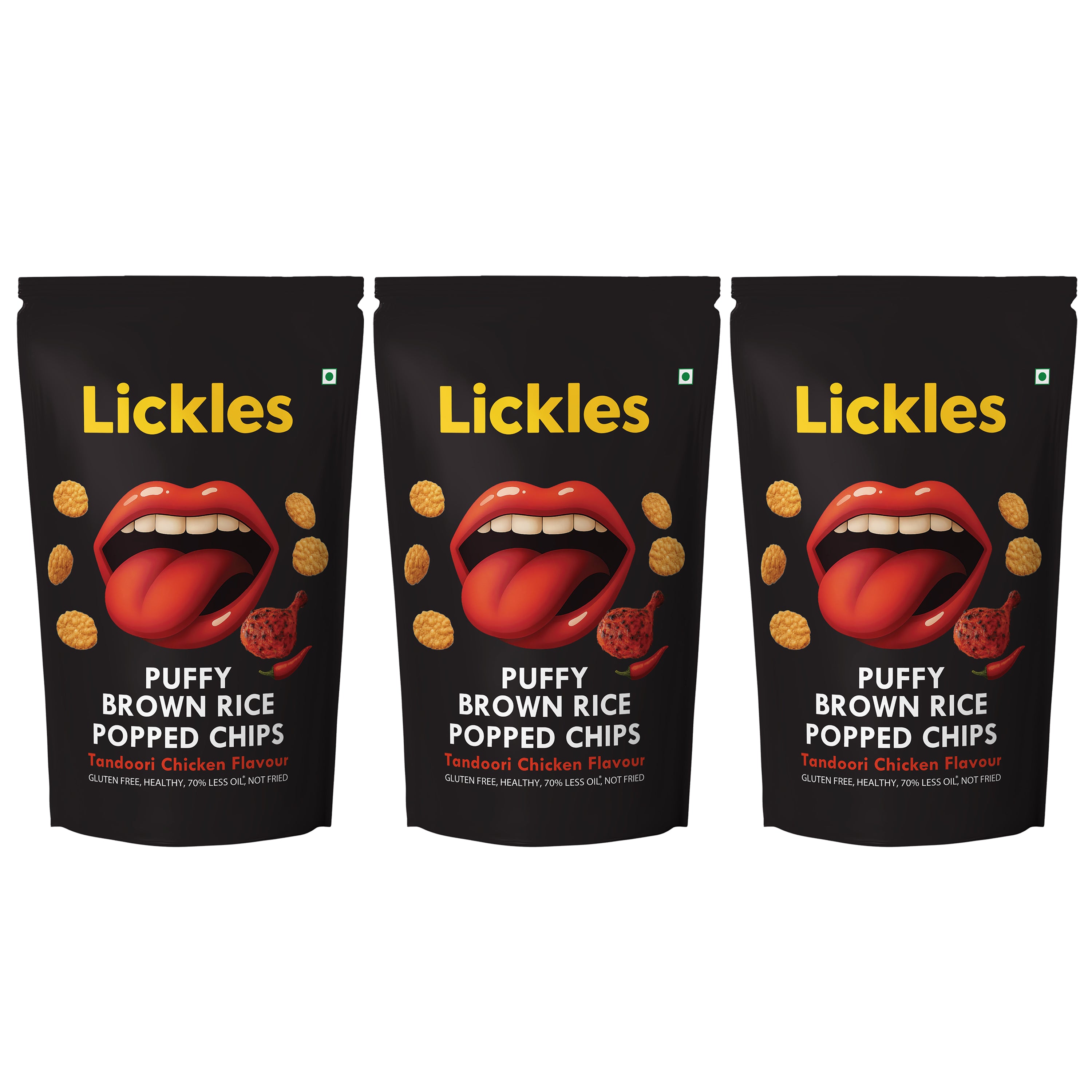 LICKLES Chicken Tandoori Popped Chips