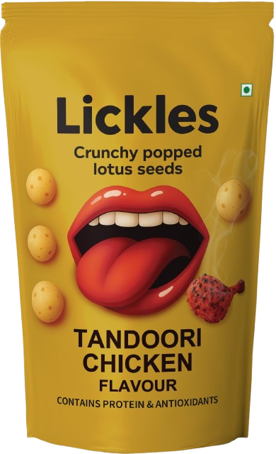 LICKLES Roasted Makhana with Chicken Tandoori Flavor