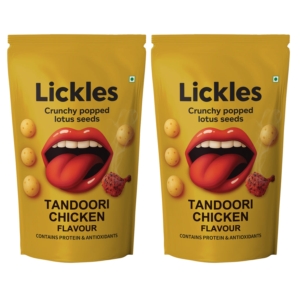 LICKLES Roasted Makhana with Chicken Tandoori Flavor
