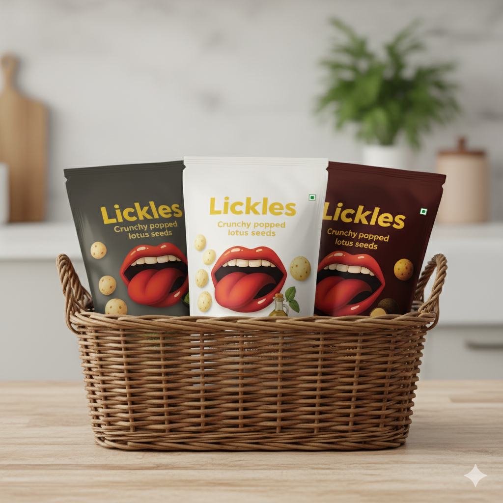 LICKLES "International Cuisine Kick !" MAKHANA COMBO