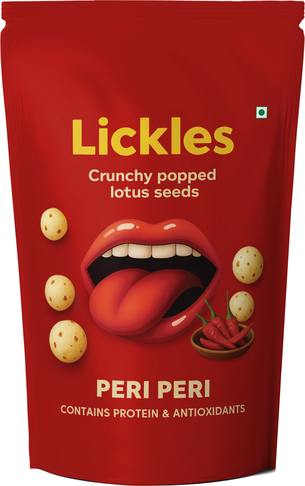 LICKLES Peri Peri Popped Lotus Seeds