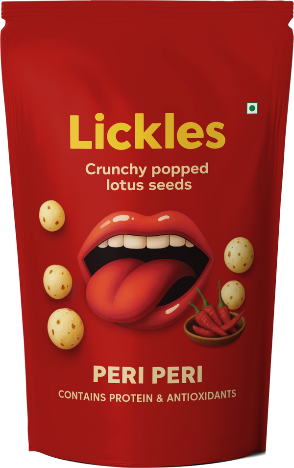 LICKLES Peri Peri Popped Lotus Seeds