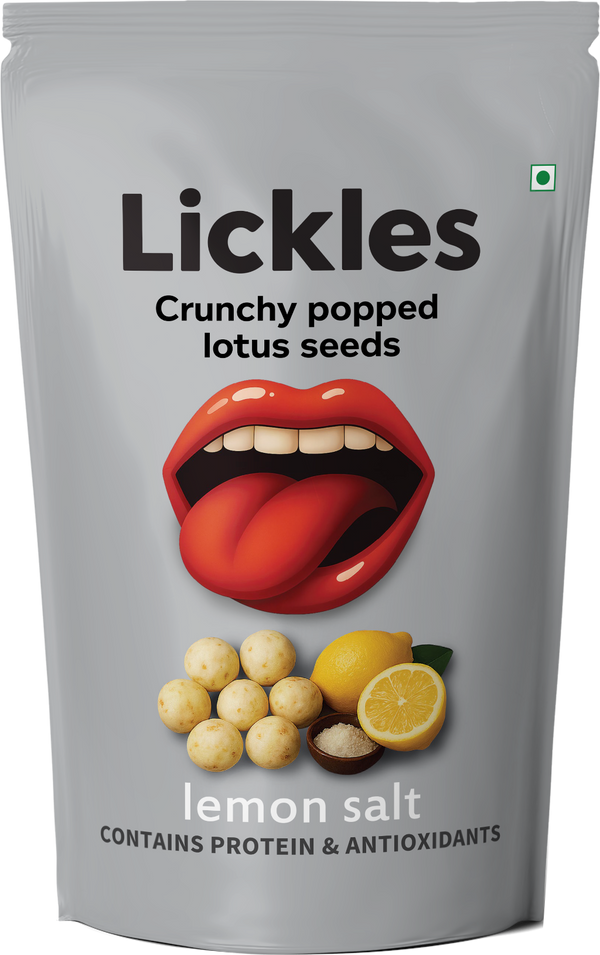 LICKLES Lemon Salt Popped Lotus Seeds